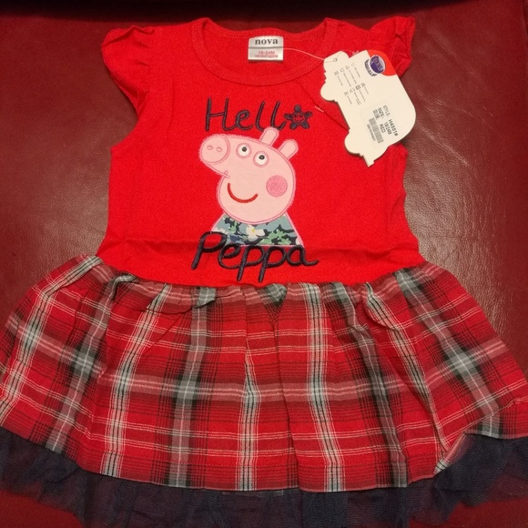 NWT baby girl peppa pig cartoon skirt - Picture 1 of 8